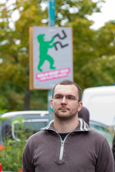 NPD Kundgebung in Hellersdorf, Berlin
