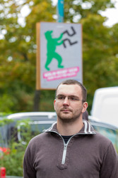 NPD Kundgebung in Hellersdorf, Berlin