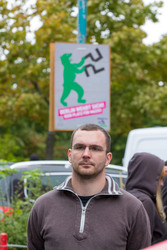 NPD Kundgebung in Hellersdorf, Berlin