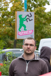 NPD Kundgebung in Hellersdorf, Berlin