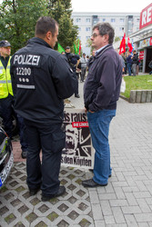 NPD Kundgebung in Hellersdorf, Berlin