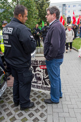 NPD Kundgebung in Hellersdorf, Berlin