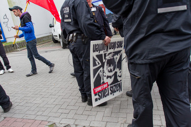 NPD Kundgebung in Hellersdorf, Berlin