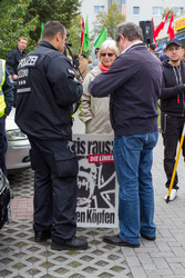 NPD Kundgebung in Hellersdorf, Berlin