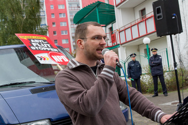 NPD Kundgebung in Hellersdorf, Berlin