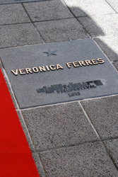 Stern auf dem OLB-Walk of Fame für Veronica Ferres, Oldenburg