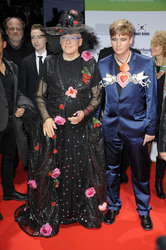 Rosa von Praunheim mit Freund Oliver Sechting