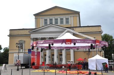 SPD Wahlkampfveranstaltung, Darmstadt