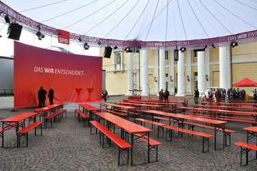 SPD Wahlkampfveranstaltung, Darmstadt