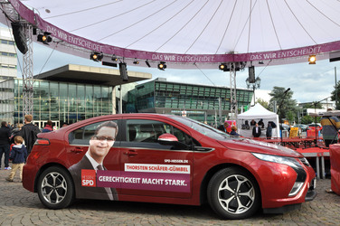 SPD Wahlkampfveranstaltung, Darmstadt