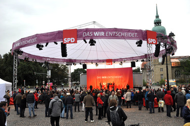 SPD Wahlkampfveranstaltung, Darmstadt