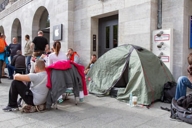 Warten auf das iPhone 5s, Berlin