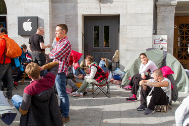 Warten auf das iPhone 5s, Berlin