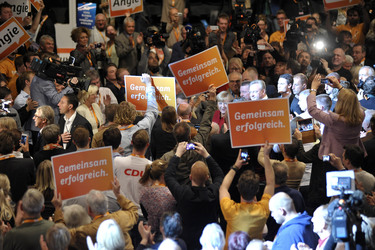 CDU Wahlkampfveranstaltung, Berlin