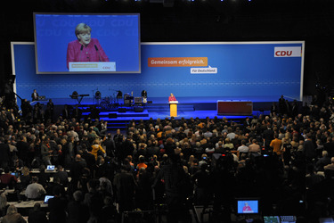 CDU Wahlkampfveranstaltung, Berlin