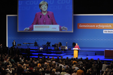 CDU Wahlkampfveranstaltung, Berlin