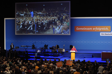 CDU Wahlkampfveranstaltung, Berlin