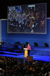 CDU Wahlkampfveranstaltung, Berlin