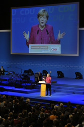 CDU Wahlkampfveranstaltung, Berlin