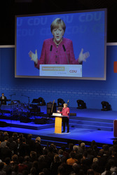 CDU Wahlkampfveranstaltung, Berlin