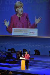CDU Wahlkampfveranstaltung, Berlin