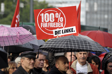 DIE LINKE Wahlkampfveranstaltung, Berlin