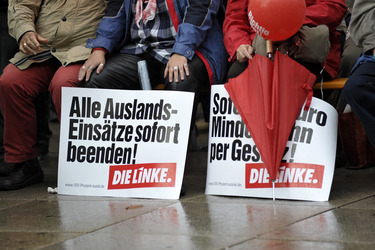 DIE LINKE Wahlkampfveranstaltung, Berlin