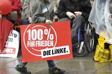 DIE LINKE Wahlkampfveranstaltung, Berlin
