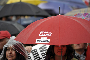 DIE LINKE Wahlkampfveranstaltung, Berlin