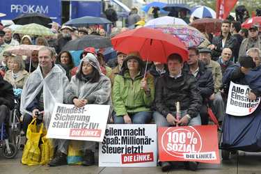 DIE LINKE Wahlkampfveranstaltung, Berlin