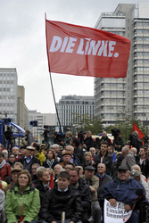 DIE LINKE Wahlkampfveranstaltung, Berlin