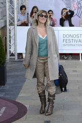 Ankunft von Valeria Bruni Tedeschi beim San Sebastian Film Festival 2013