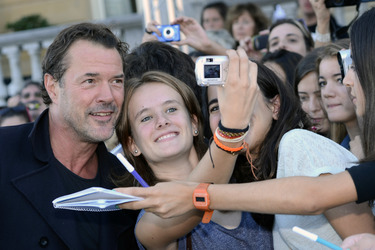 Ankunft von Sebastian Koch beim San Sebastian Film Festival 2013