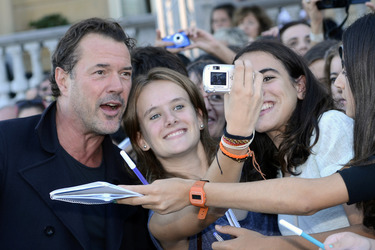 Ankunft von Sebastian Koch beim San Sebastian Film Festival 2013