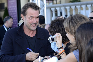 Ankunft von Sebastian Koch beim San Sebastian Film Festival 2013