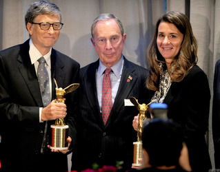 Bill Gates, Melinda Gates, Michael Bloomberg