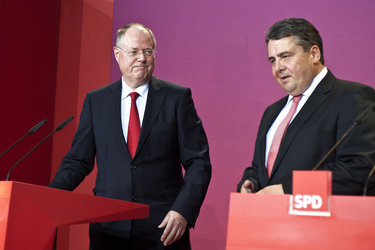 SPD Wahlabend zur Bundestagswahl im Willy-Brandt-Haus, Berlin