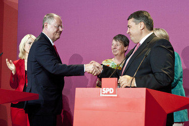 SPD Wahlabend zur Bundestagswahl im Willy-Brandt-Haus, Berlin