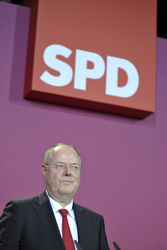 SPD Wahlabend zur Bundestagswahl im Willy-Brandt-Haus, Berlin