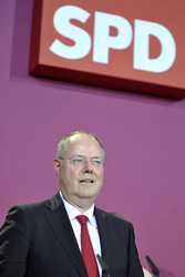 SPD Wahlabend zur Bundestagswahl im Willy-Brandt-Haus, Berlin