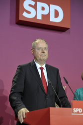 SPD Wahlabend zur Bundestagswahl im Willy-Brandt-Haus, Berlin