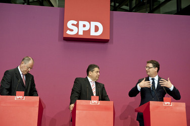 SPD Pressekonferenz zur Wahl, Berlin