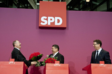 SPD Pressekonferenz zur Wahl, Berlin