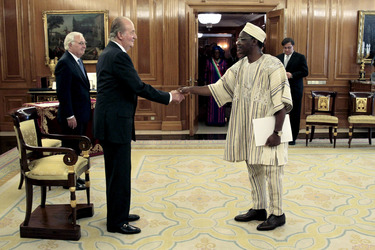 König Juan Carlos empfängt die neuen Botschafer, Madrid