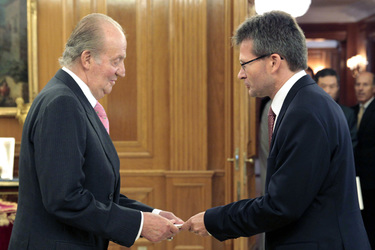 König Juan Carlos empfängt die neuen Botschafer, Madrid