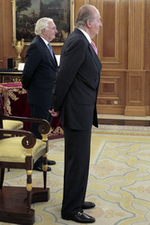 König Juan Carlos empfängt die neuen Botschafer, Madrid