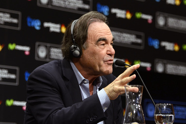Oliver Stone Pressekonferenz, San Sebastian Film Festival 2013
