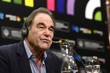 Oliver Stone Pressekonferenz, San Sebastian Film Festival 2013