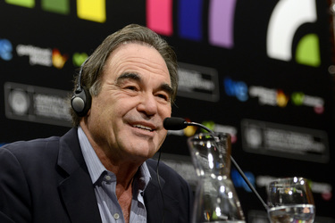 Oliver Stone Pressekonferenz, San Sebastian Film Festival 2013