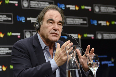 Oliver Stone Pressekonferenz, San Sebastian Film Festival 2013